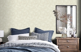 Обои 0172 фото в интерьере спальни превью