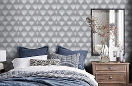 Обои PDG1032-02 фото в интерьере спальни превью