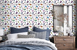 Обои 138507 фото в интерьере спальни превью