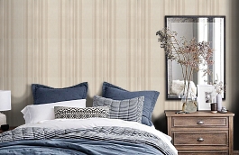 Обои AT220503 фото в интерьере спальни превью