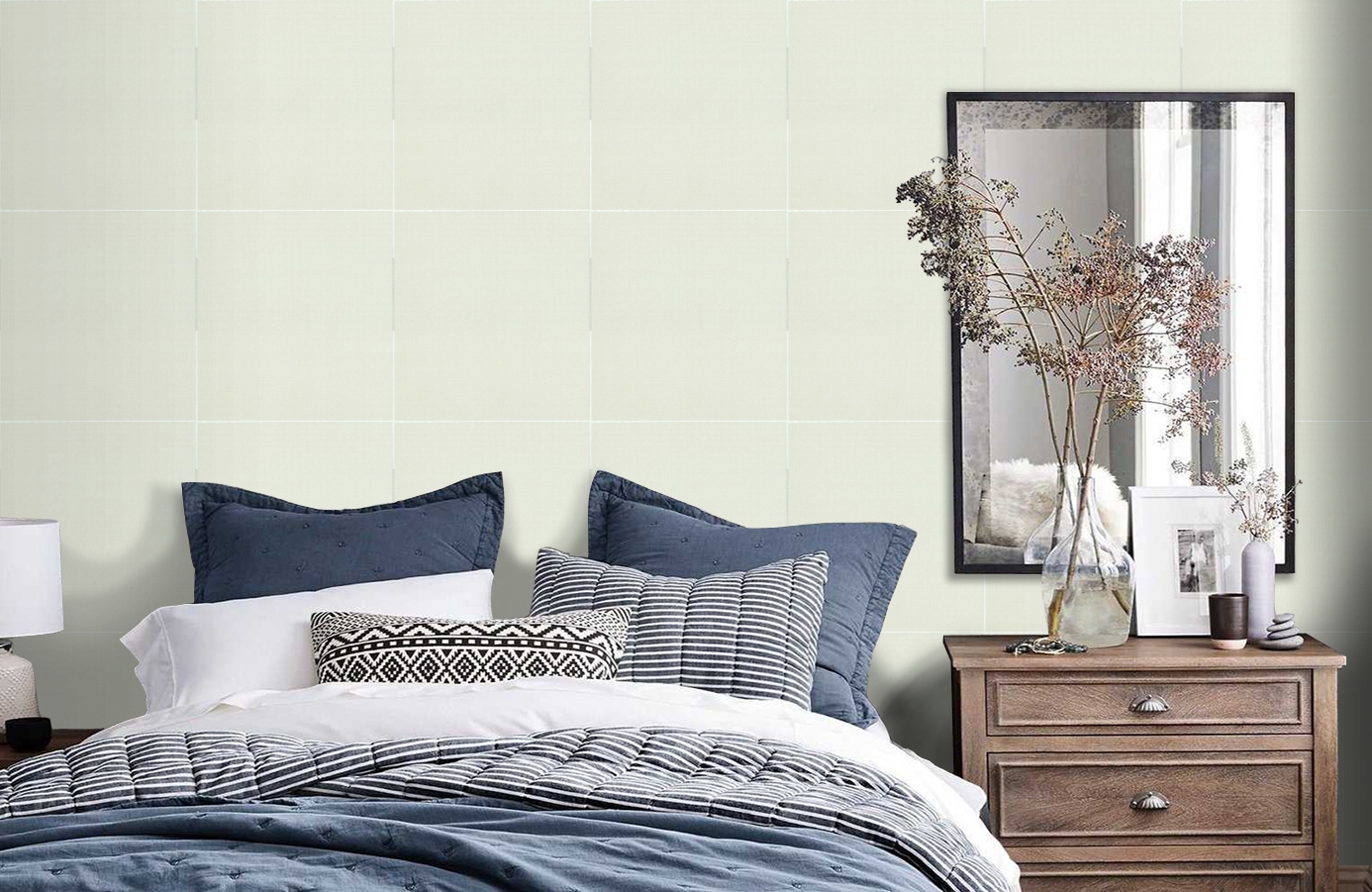 Обои FD812301 фото в интерьере спальни