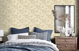 Обои Y6190502 фото в интерьере спальни превью