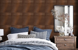 Обои 4787-51 фото в интерьере спальни превью