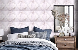 Обои 4811-19 фото в интерьере спальни превью