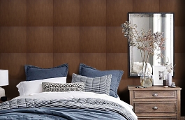 Обои CHA006 фото в интерьере спальни превью