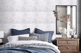 Обои CHA052 фото в интерьере спальни превью