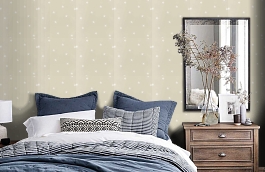 Обои DL21108 фото в интерьере спальни превью