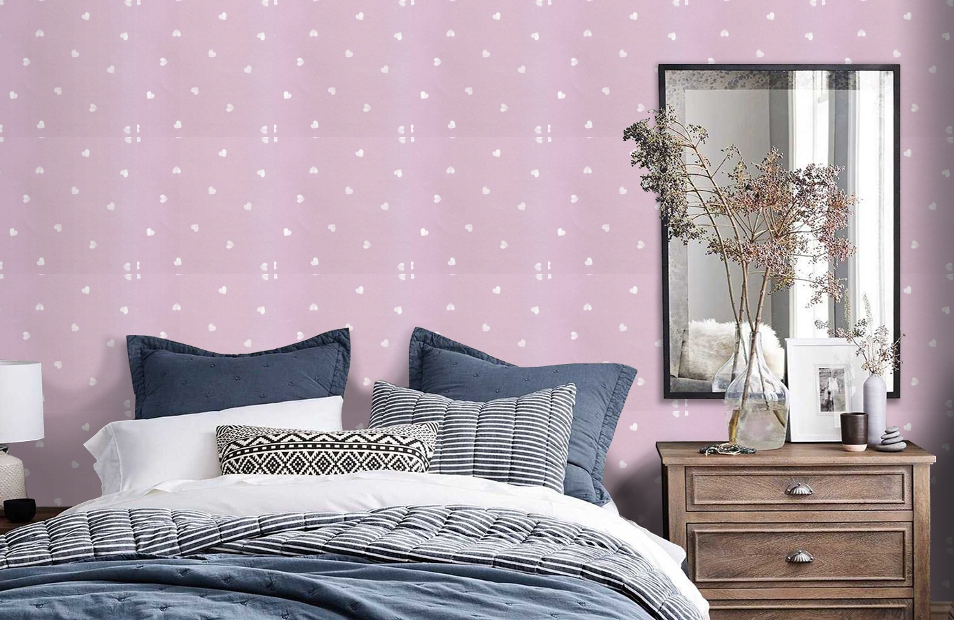 Обои DL21118 фото в интерьере спальни Обои DL21118 фото в интерьере спальни