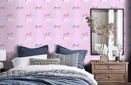 Обои DL21119 фото в интерьере спальни превью