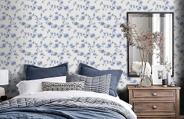 Обои FD21762 фото в интерьере спальни превью