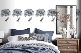 Обои Hel 501 фото в интерьере спальни превью