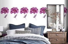 Обои Hel 503 фото в интерьере спальни превью