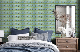 Обои 1293 фото в интерьере спальни превью