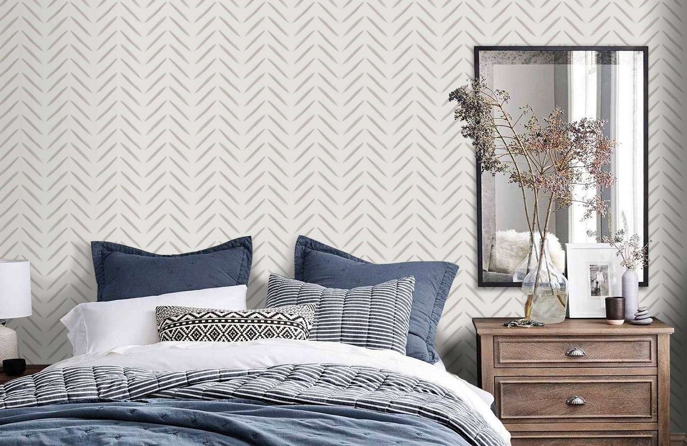 Обои 13041 фото в интерьере спальни Обои 13041 фото в интерьере спальни