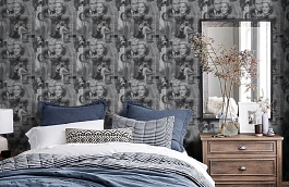 Обои 2683 фото в интерьере спальни превью