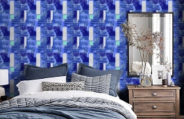 Обои 509-1 фото в интерьере спальни превью