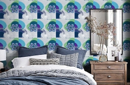 Обои 512-4 фото в интерьере спальни превью