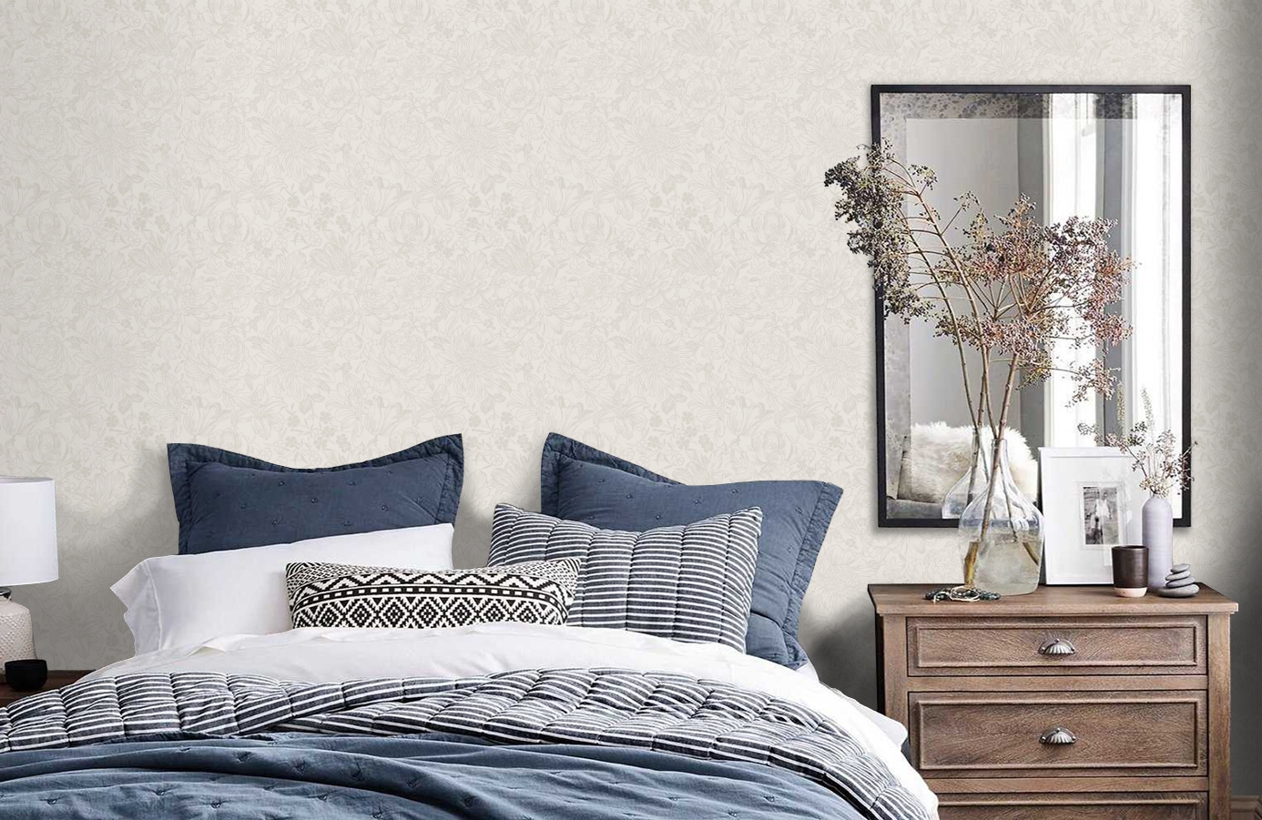 Обои 65702 фото в интерьере спальни