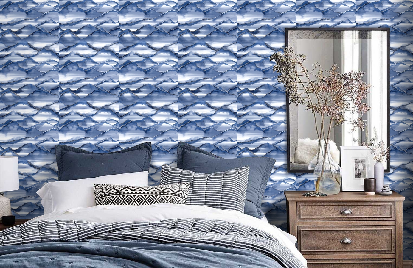 Обои 90422 фото в интерьере спальни Обои 90422 фото в интерьере спальни