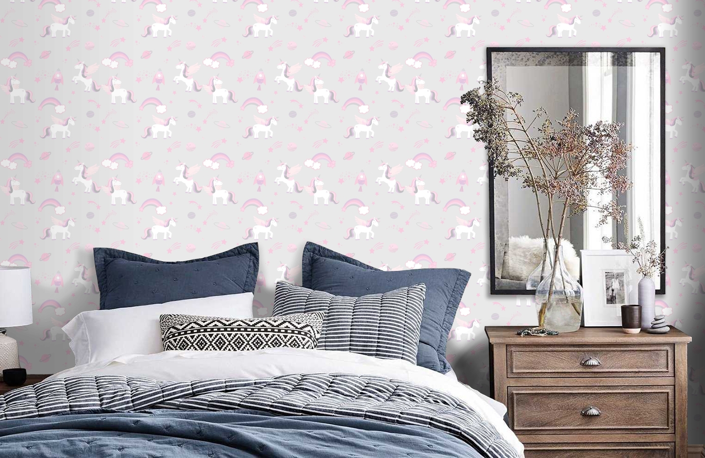 Обои 90960 фото в интерьере спальни