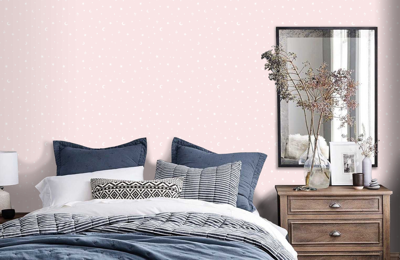 Обои 90981 фото в интерьере спальни