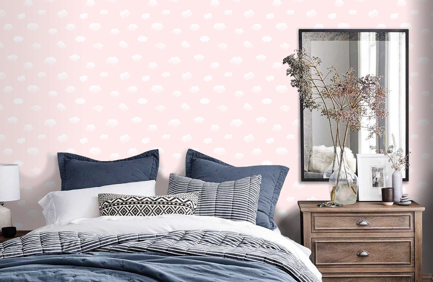 Обои 90992 фото в интерьере спальни