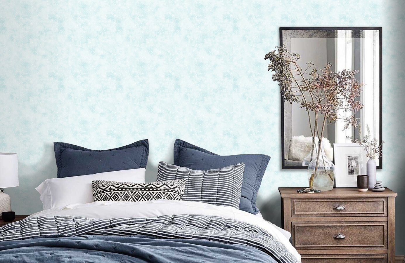 Обои 91060 фото в интерьере спальни