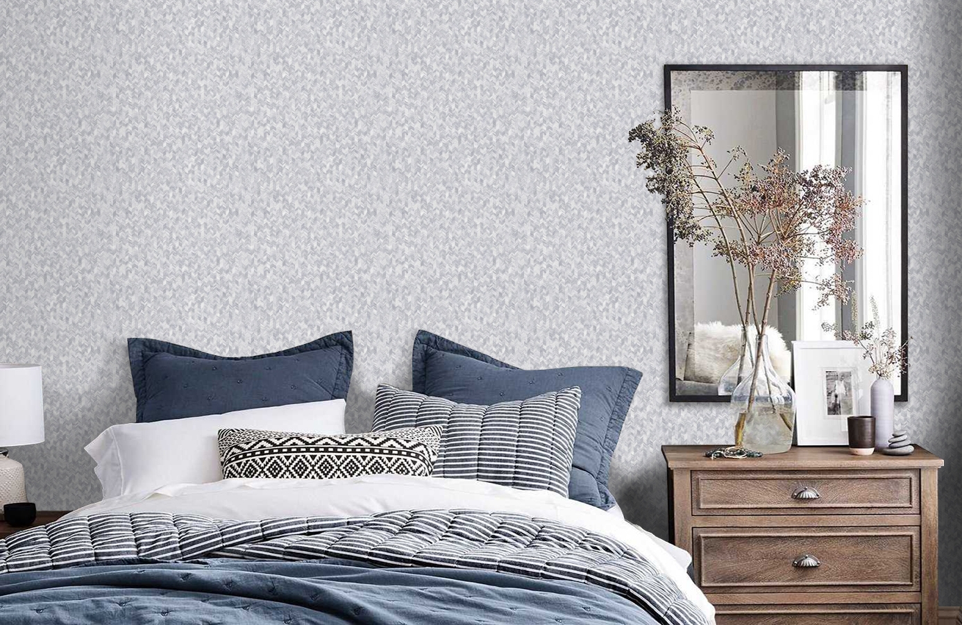 Обои 91295 фото в интерьере спальни