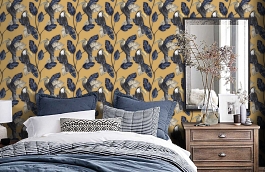 Обои 91342 фото в интерьере спальни превью