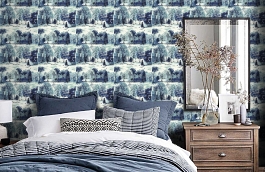 Обои 98563 фото в интерьере спальни превью