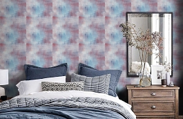 Обои AH40121 фото в интерьере спальни превью