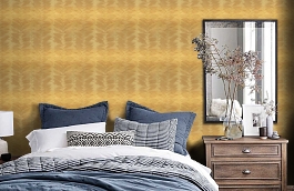 Обои BA2104 фото в интерьере спальни превью