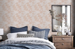 Обои BT3307 фото в интерьере спальни превью