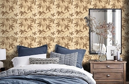 Обои BW45006-4 фото в интерьере спальни превью