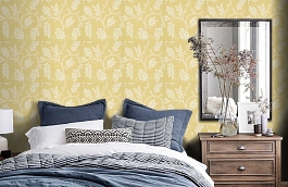 Обои BW45020-3 фото в интерьере спальни превью