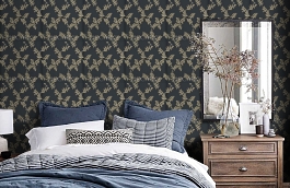 Обои BW45027-6 фото в интерьере спальни превью