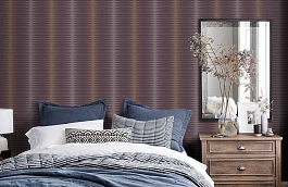 Обои CH4005 фото в интерьере спальни превью