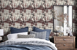 Обои EW 2101 фото в интерьере спальни превью