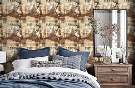 Обои EW 2102 фото в интерьере спальни превью