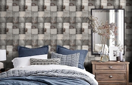 Обои EW 2201 фото в интерьере спальни превью