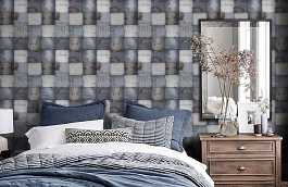 Обои EW 2202 фото в интерьере спальни превью