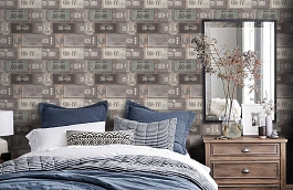 Обои EW 3602 фото в интерьере спальни превью