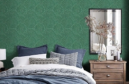 Обои KS3106 фото в интерьере спальни превью