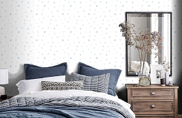 Обои LO2704 фото в интерьере спальни превью