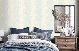 Обои NG2092 фото в интерьере спальни превью