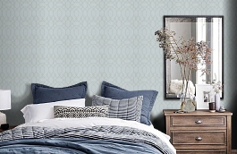 Обои OS3207 фото в интерьере спальни превью