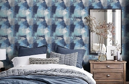 Обои PP3601 фото в интерьере спальни превью