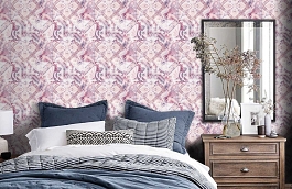 Обои VP2203 фото в интерьере спальни превью