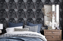 Обои VP3201 фото в интерьере спальни превью