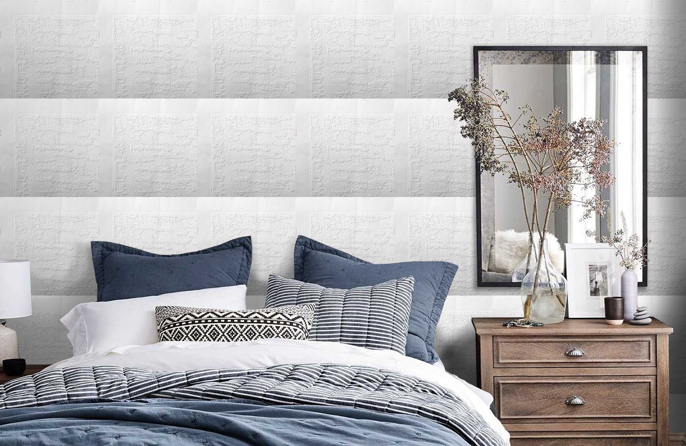 Обои 1882 фото в интерьере спальни